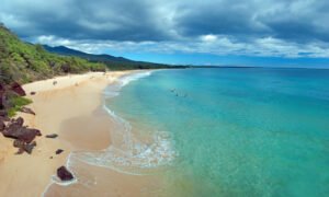 Big Beach on Maui Hawaii Island