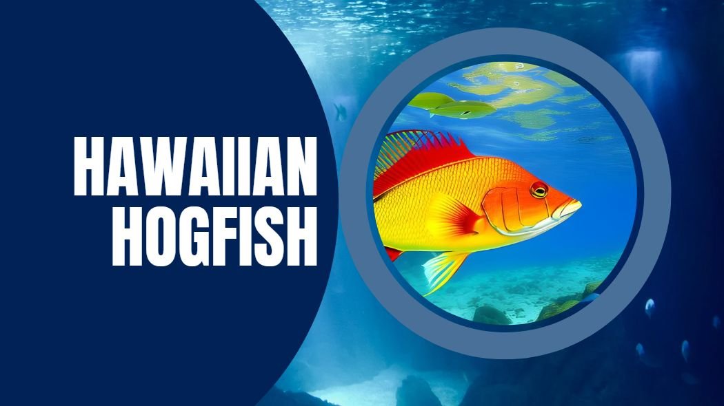 hawaiian hogfish pigfish illustration