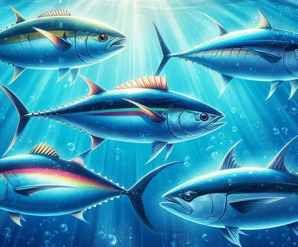 tuna species swimming underwater